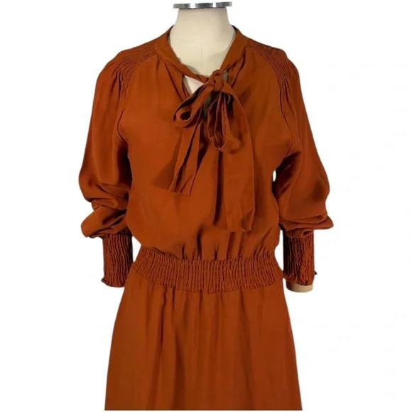 Damaris bailey Long Sleeve Midi Dress Size 10 - Picture 6 of 11